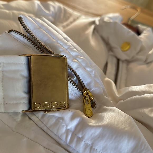White Bebe Puffer Coat - Picture 11 of 12